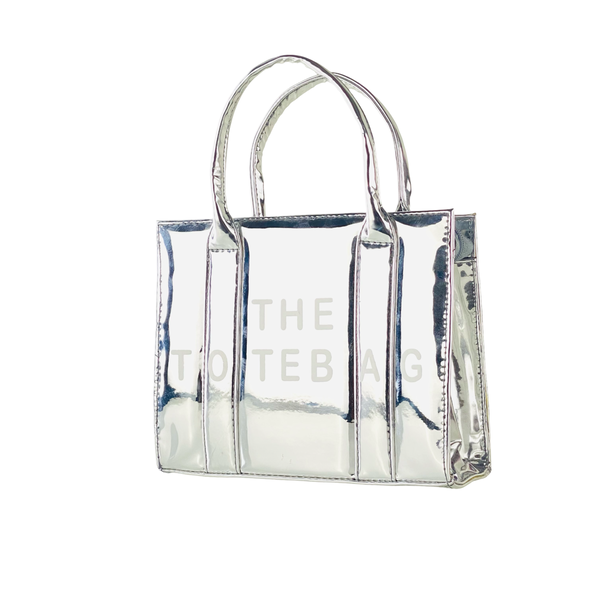 THE TOTE BAG SILVER