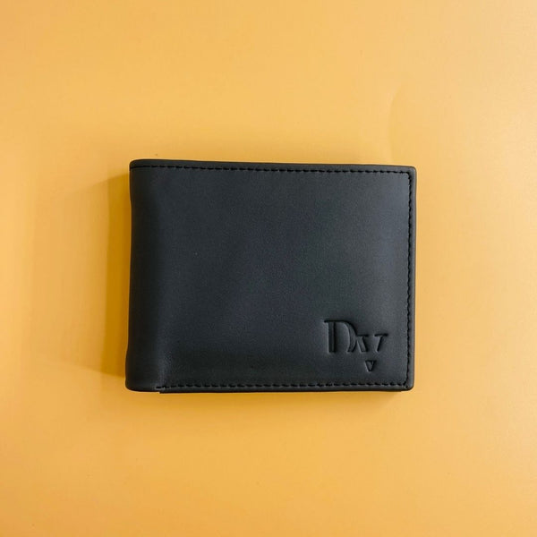 BLACK FLESHY LEATHER WALLET