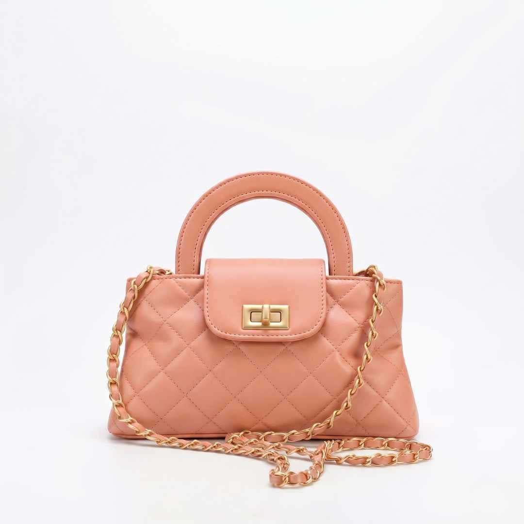 Enshee Twist Crossbody - Peach Pink