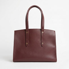 Enshee Atlas Tote - Dark Brown