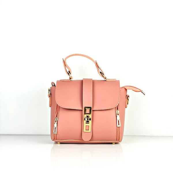 FLAPPY PINK HANDBAG