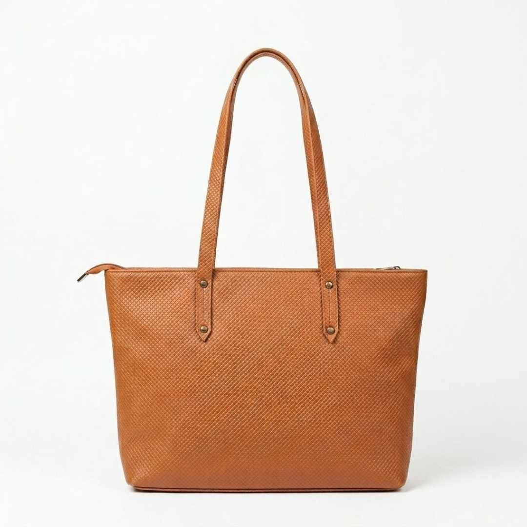 Enshee Leeva Tote bag - Mustard Brown