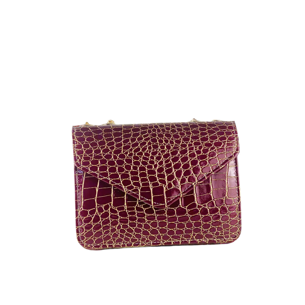 Marble Crossbody Maroon