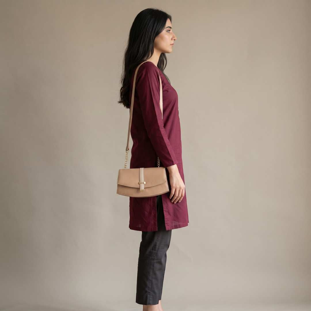 Enshee Luna Crossbody - Beige