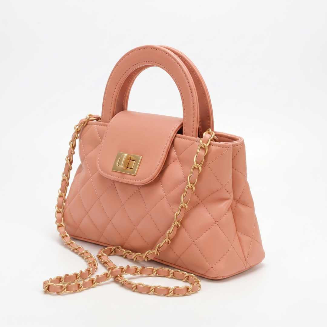 Enshee Twist Crossbody - Peach Pink