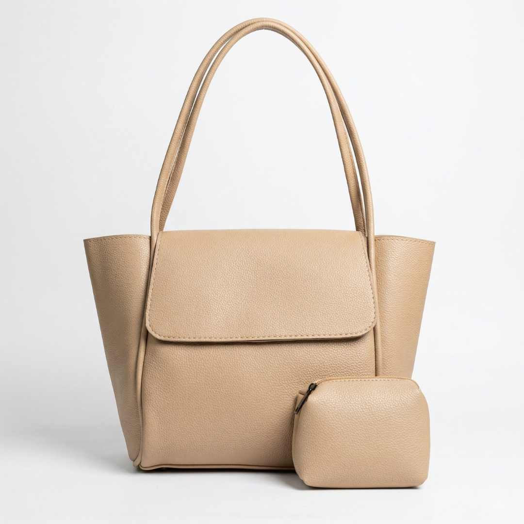 Jadel Large Tote — Fawn