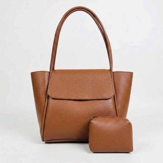 Jadel Large Tote — Mustard Brown