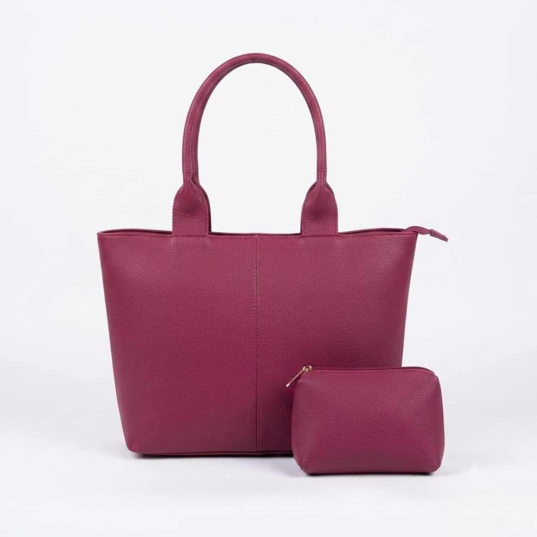 Enshee Bella Handbag - Maroon