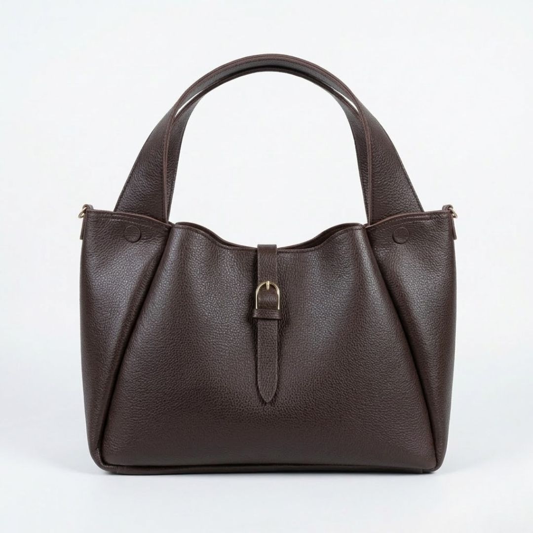 Enshee Brielle HandBag - Dark Brown