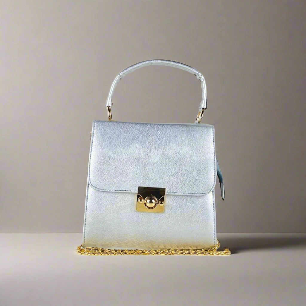 FURRY-HANDBAG-SILVER