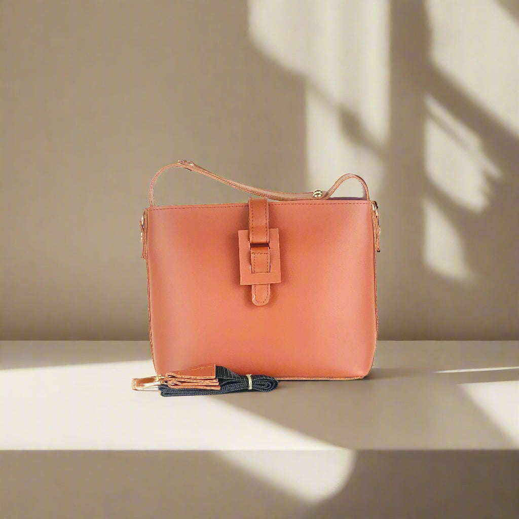 SANDY BROWN HANDBAG