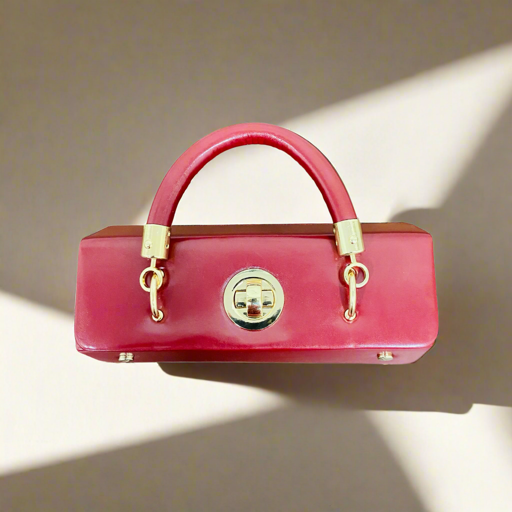 NEW FOMO MAROON HANDBAG