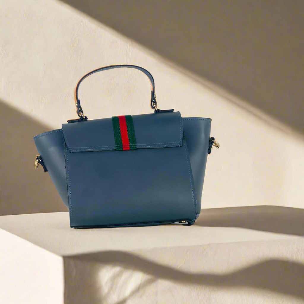 BOXY GREY HANDBAG