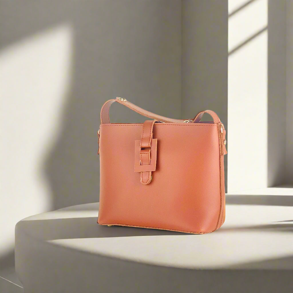 SANDY BROWN HANDBAG
