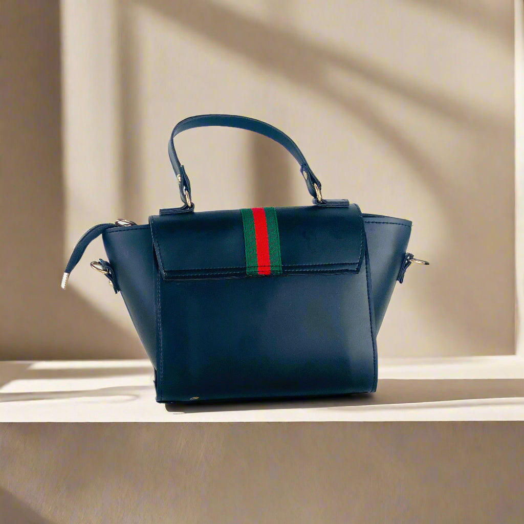 BOXY BLACK HANDBAG