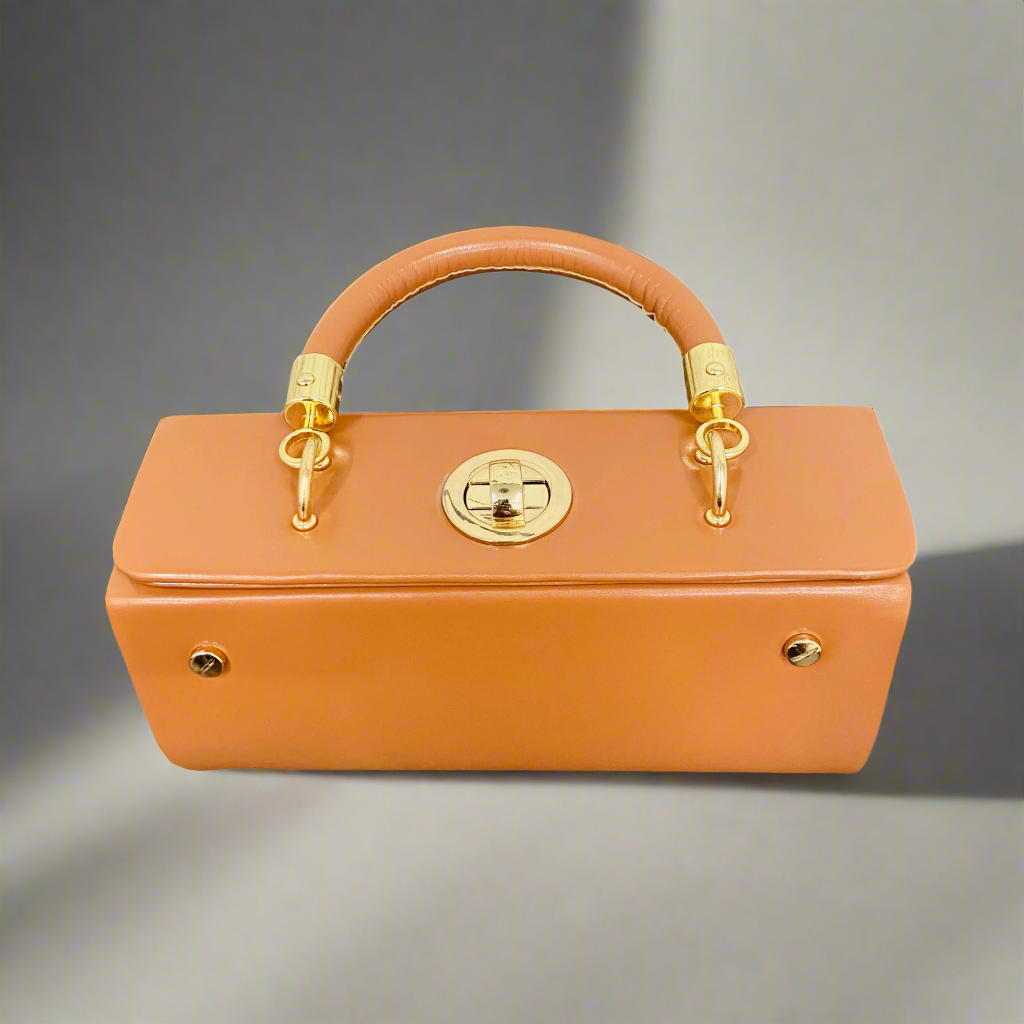 NEW FOMO BROWN HANDBAG