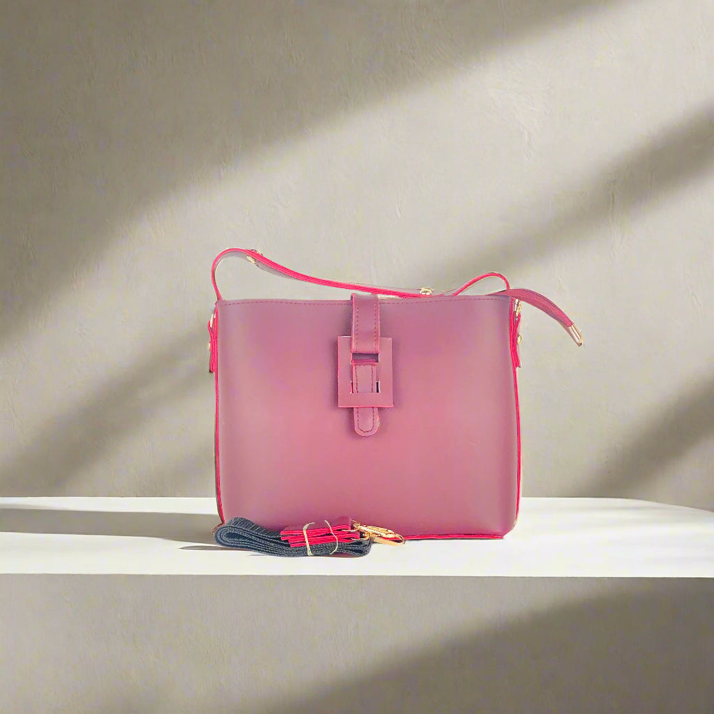 SANDY MAROON HANDBAG