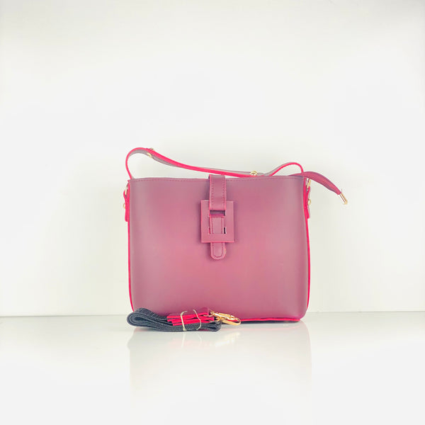 SANDY MAROON HANDBAG