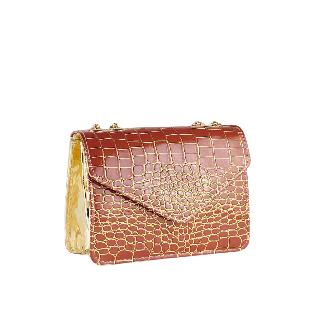 Marble Crossbody Brown