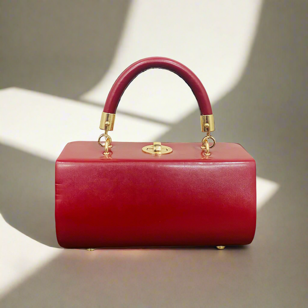 NEW FOMO MAROON HANDBAG