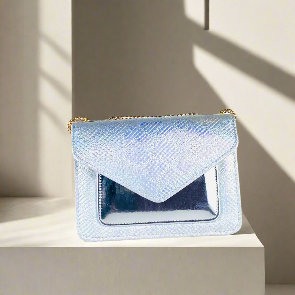 RAINBOW CROSSBODY SILVER