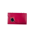 Buckle Crossbody Red