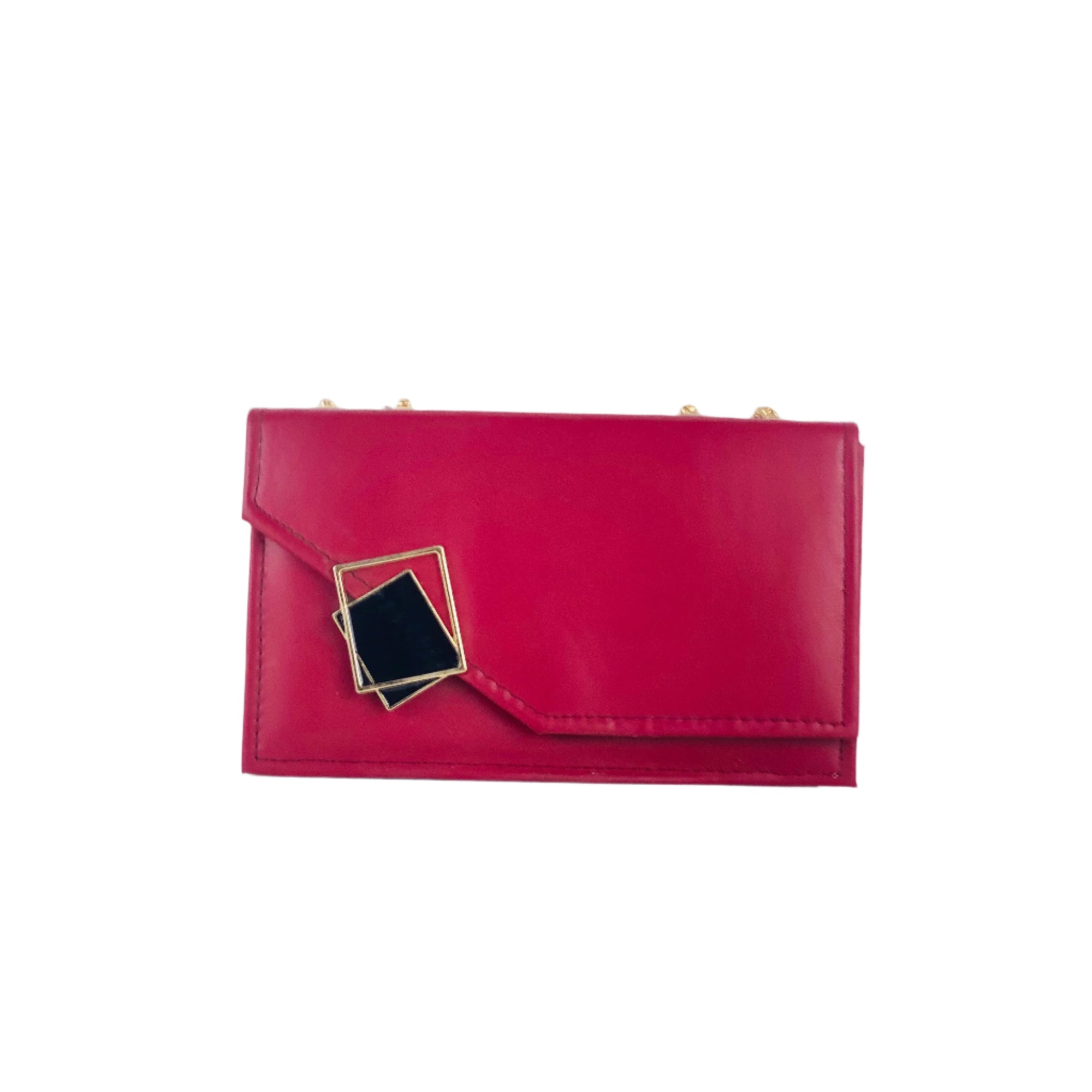 Buckle Crossbody Red