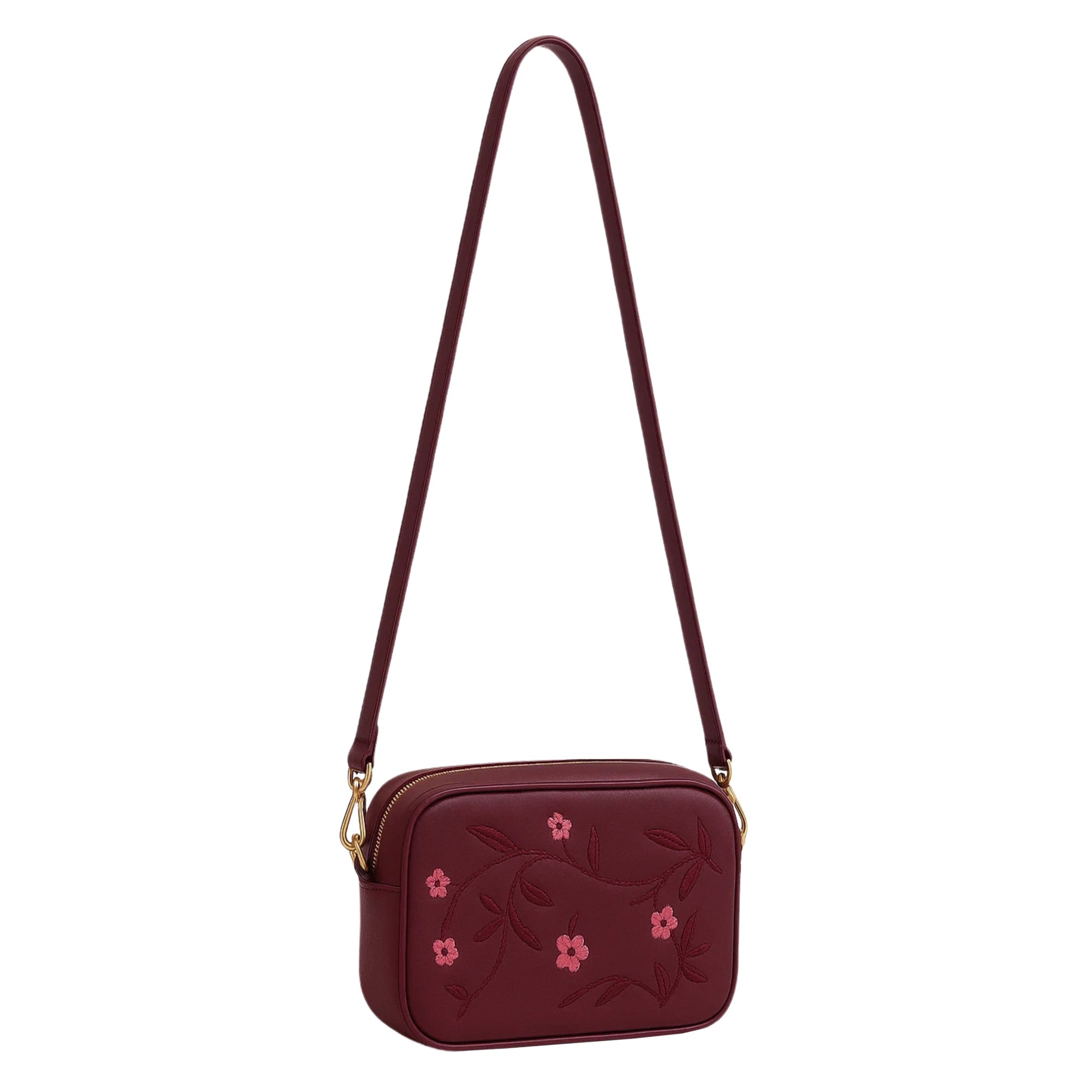 Buy Floral Chic Crossbody Bag - Red vine in Pakistan