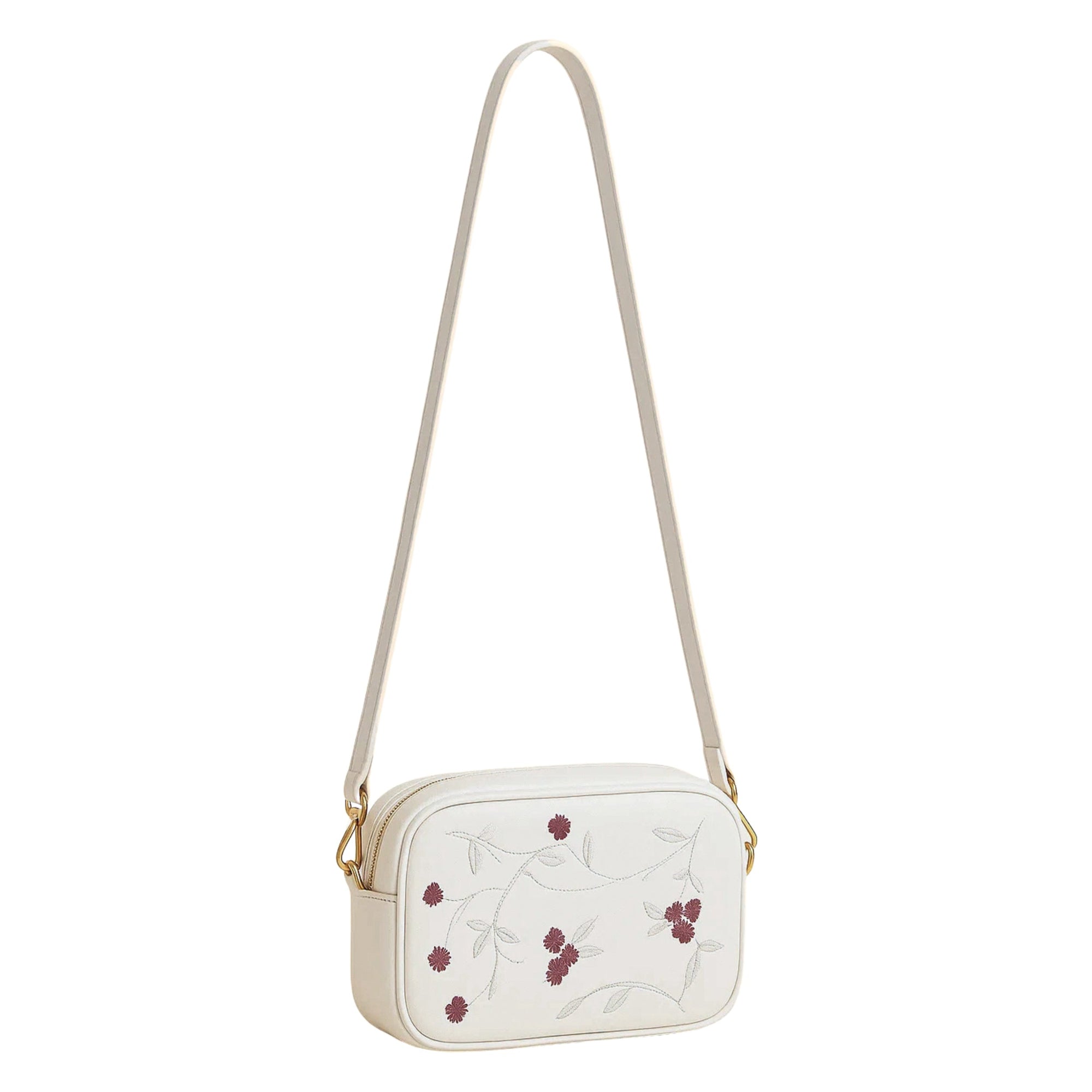 Buy Floral Chic Crossbody Bag - White in Pakistan