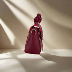 FLAPPY MAROON HANDBAG