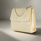 ALEXA FAWN PEARL HANDBAG