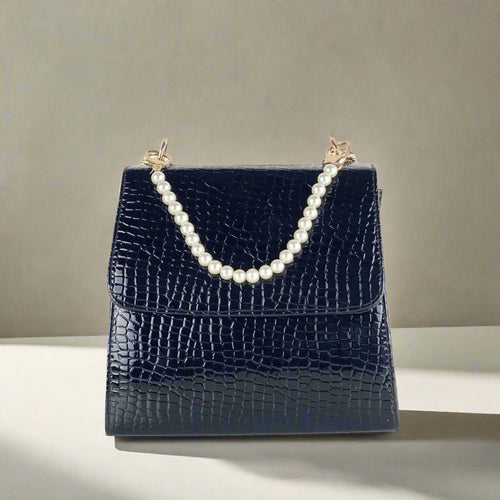 ALEXA BLACK PEARL HANDBAG