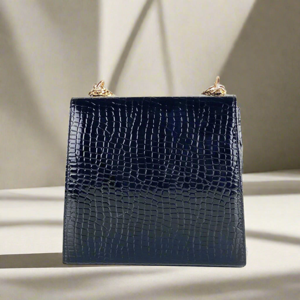 ALEXA BLACK PEARL HANDBAG