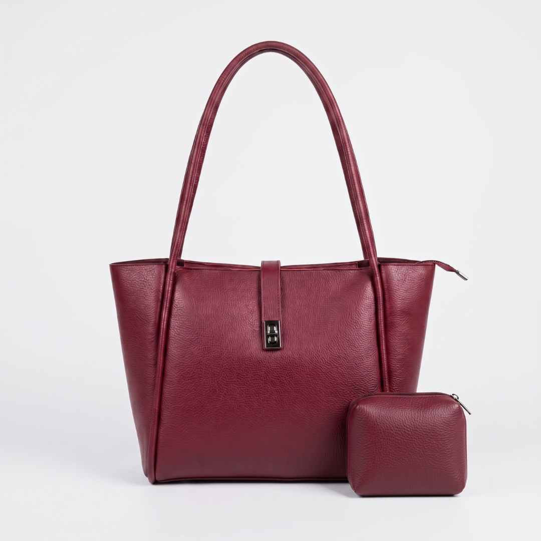 Enshee Joblet Tote - Maroon