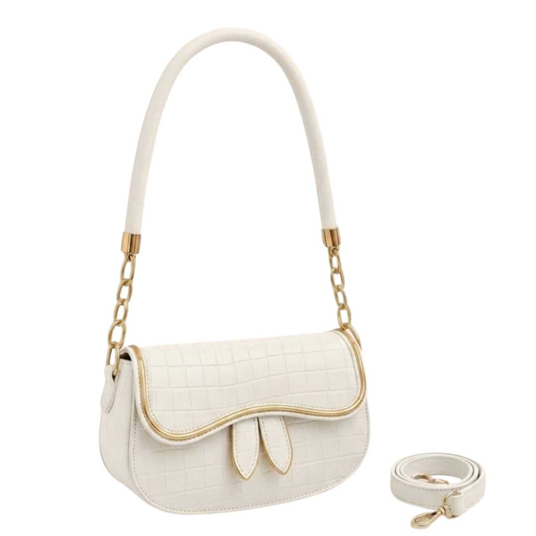 Enshee Aurra Shoulder Bag - White