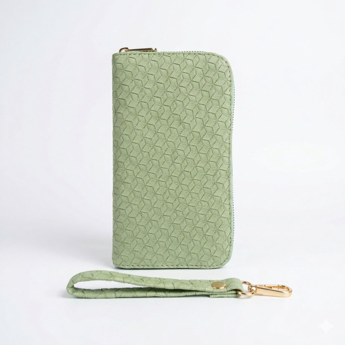 Enshee Green Floral Wallet
