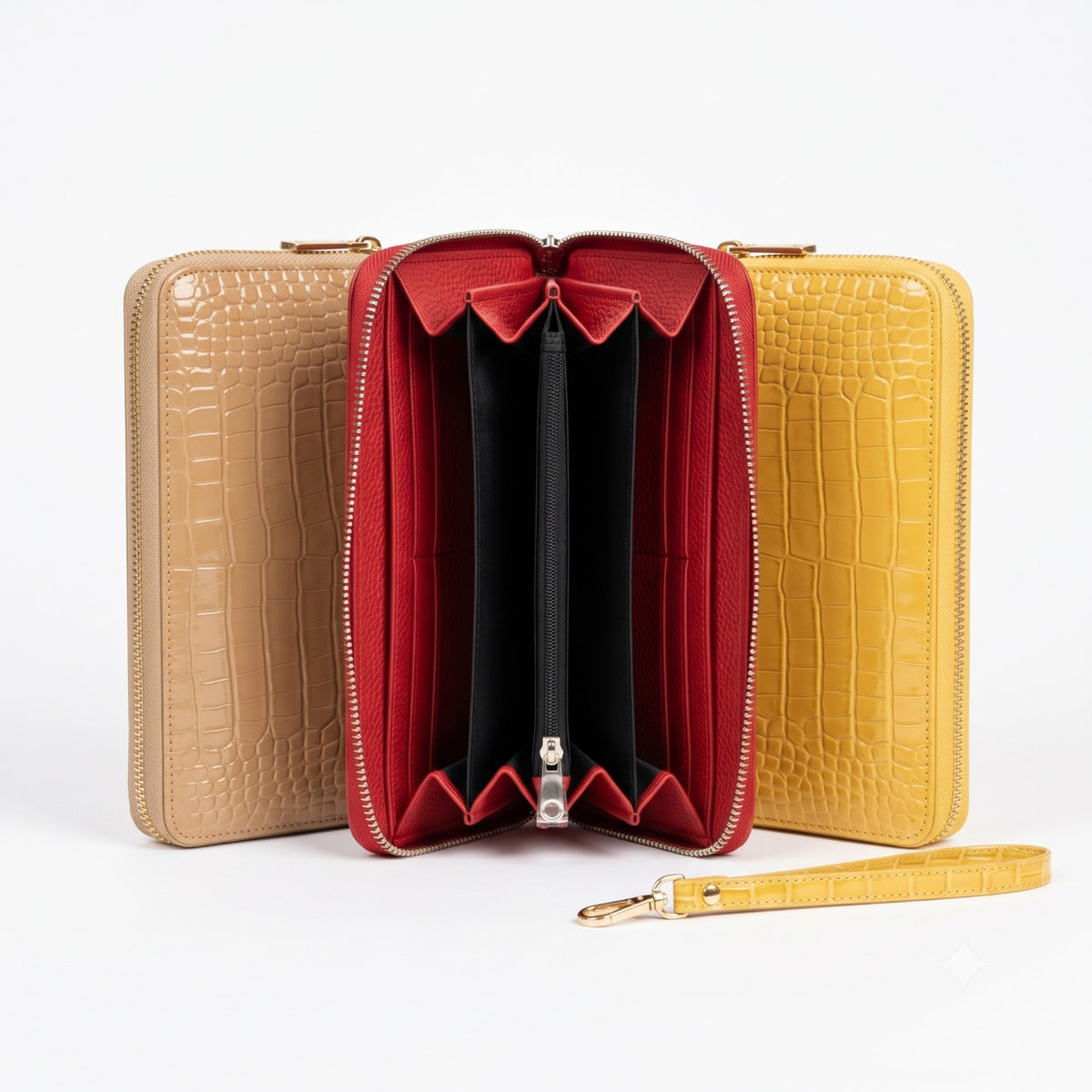 Enshee Yellow Shiny Wallet