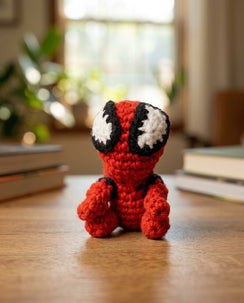 Spidey Crochet Keychain