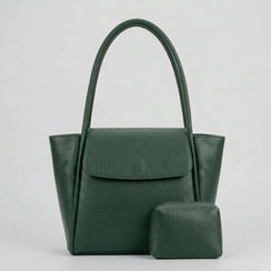 Enshee Jadel Large Tote Bag - Green