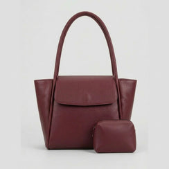 Enshee Jadel Large Tote Bag - Maroon