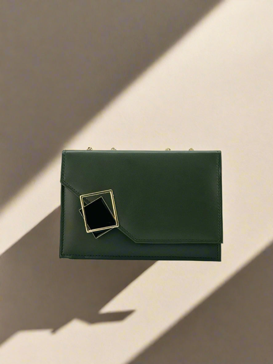 Buckle Crossbody HunterGreen