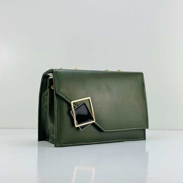 Buckle Crossbody HunterGreen