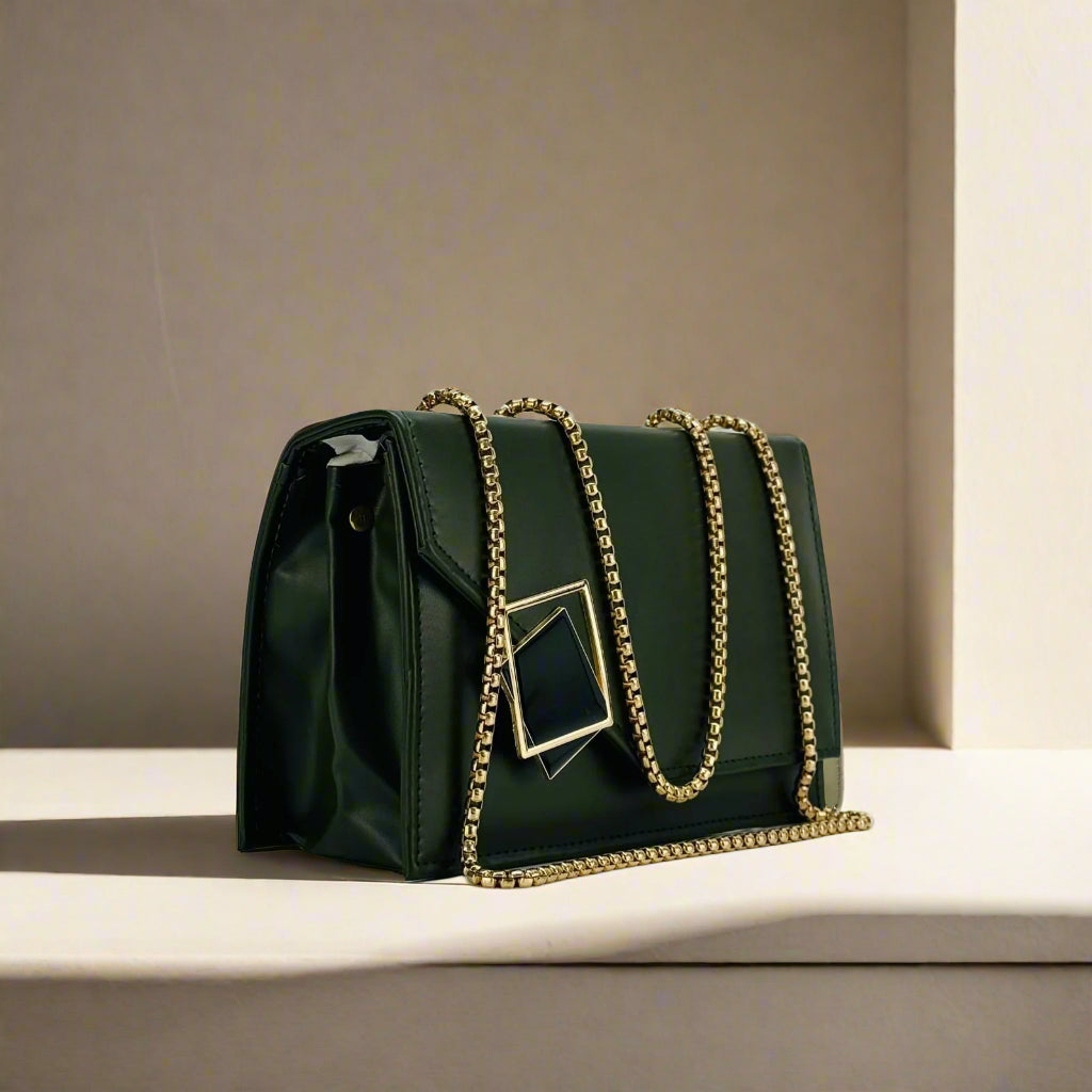 Buckle Crossbody HunterGreen