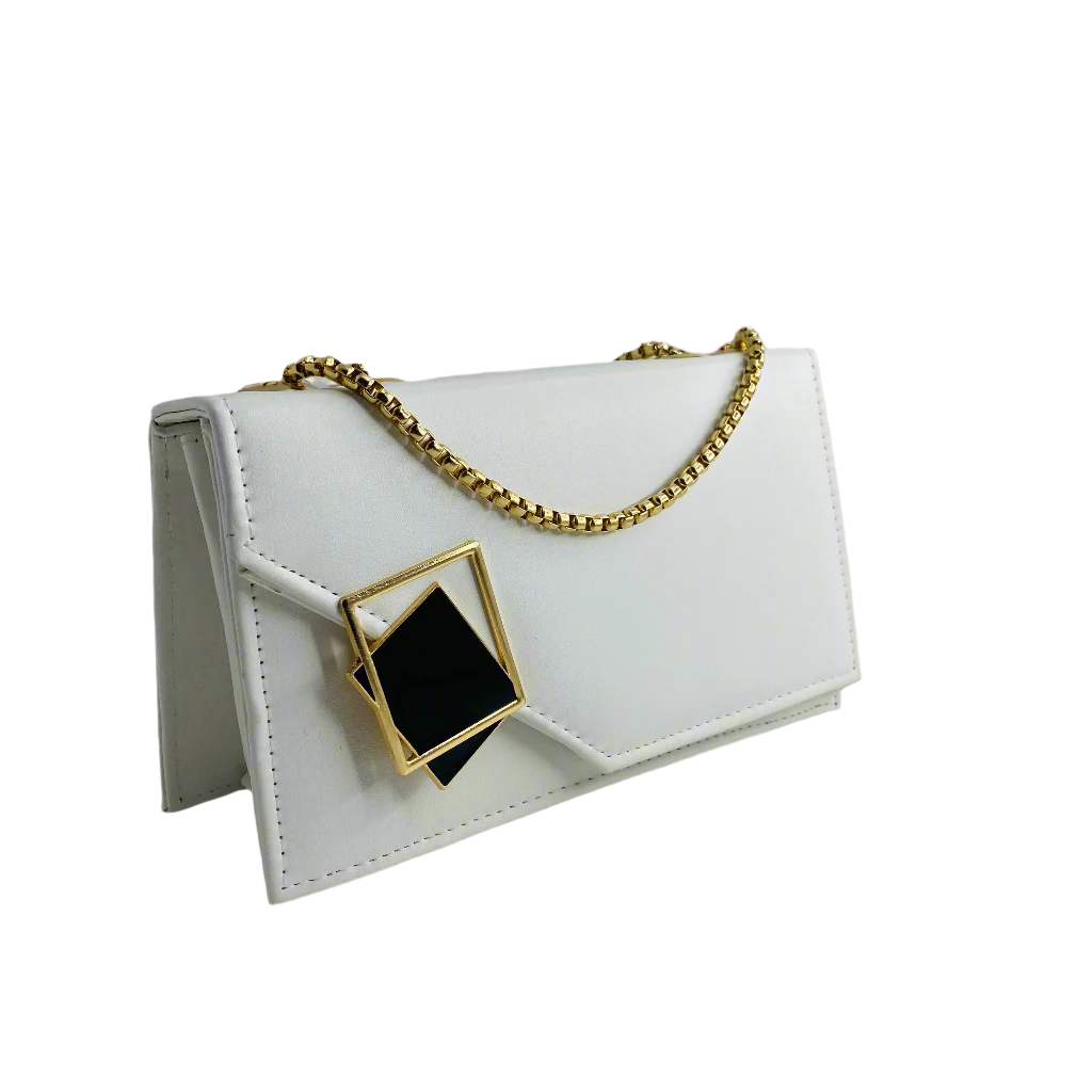 Buckle Crossbody White