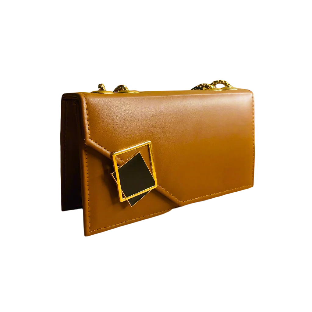 Buckle Crossbody Brown