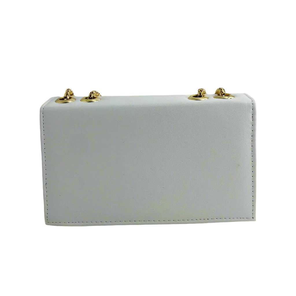 Buckle Crossbody White