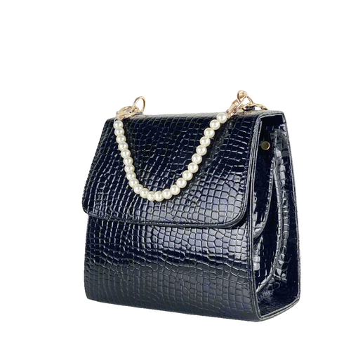 ALEXA BLACK PEARL HANDBAG