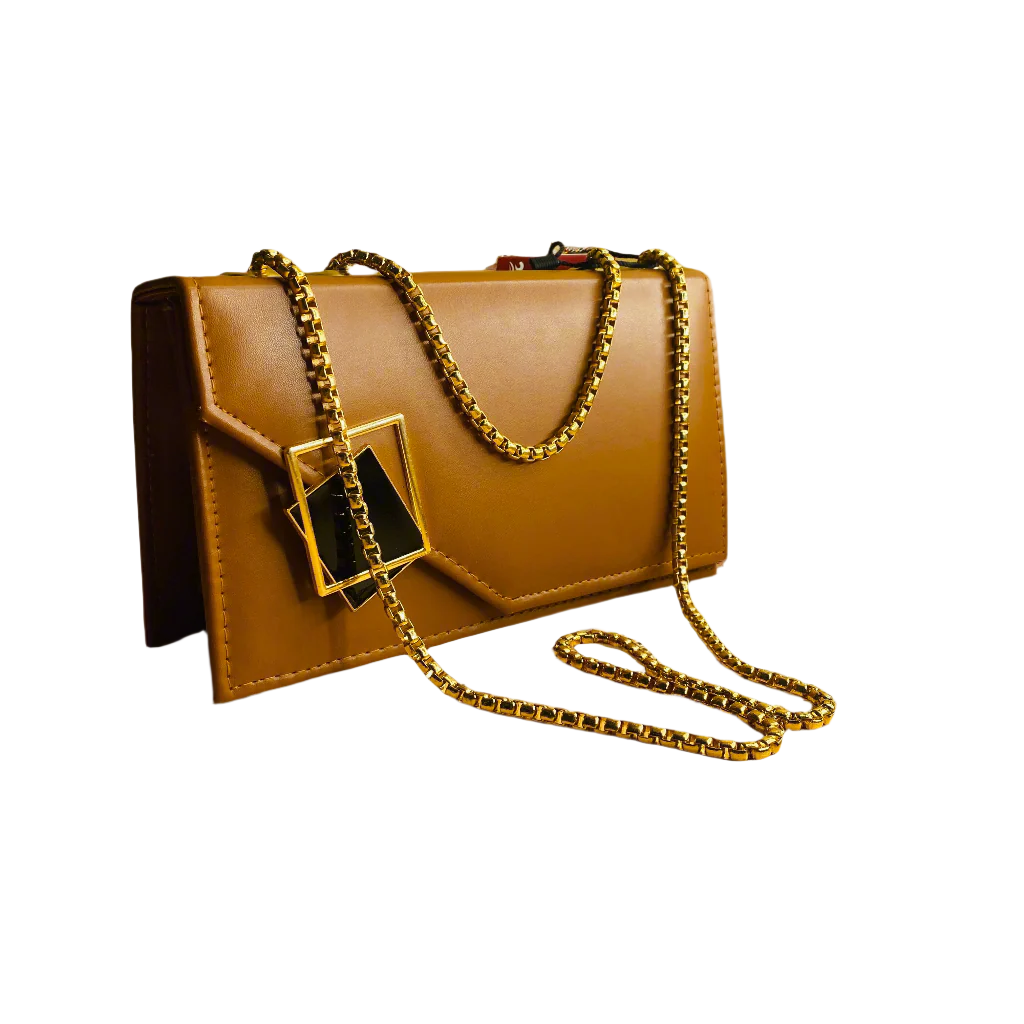 Buckle Crossbody Brown