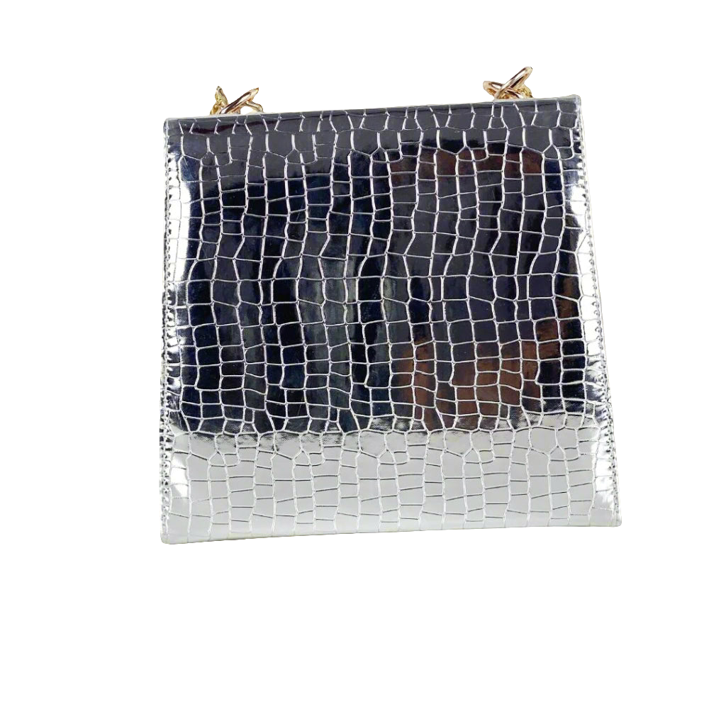 ALEXA SILVER PEARL HANDBAG
