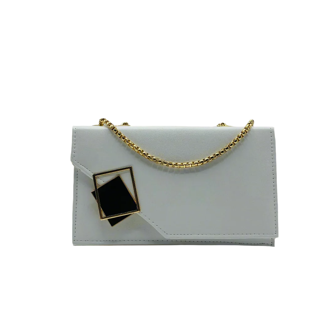 Buckle Crossbody White